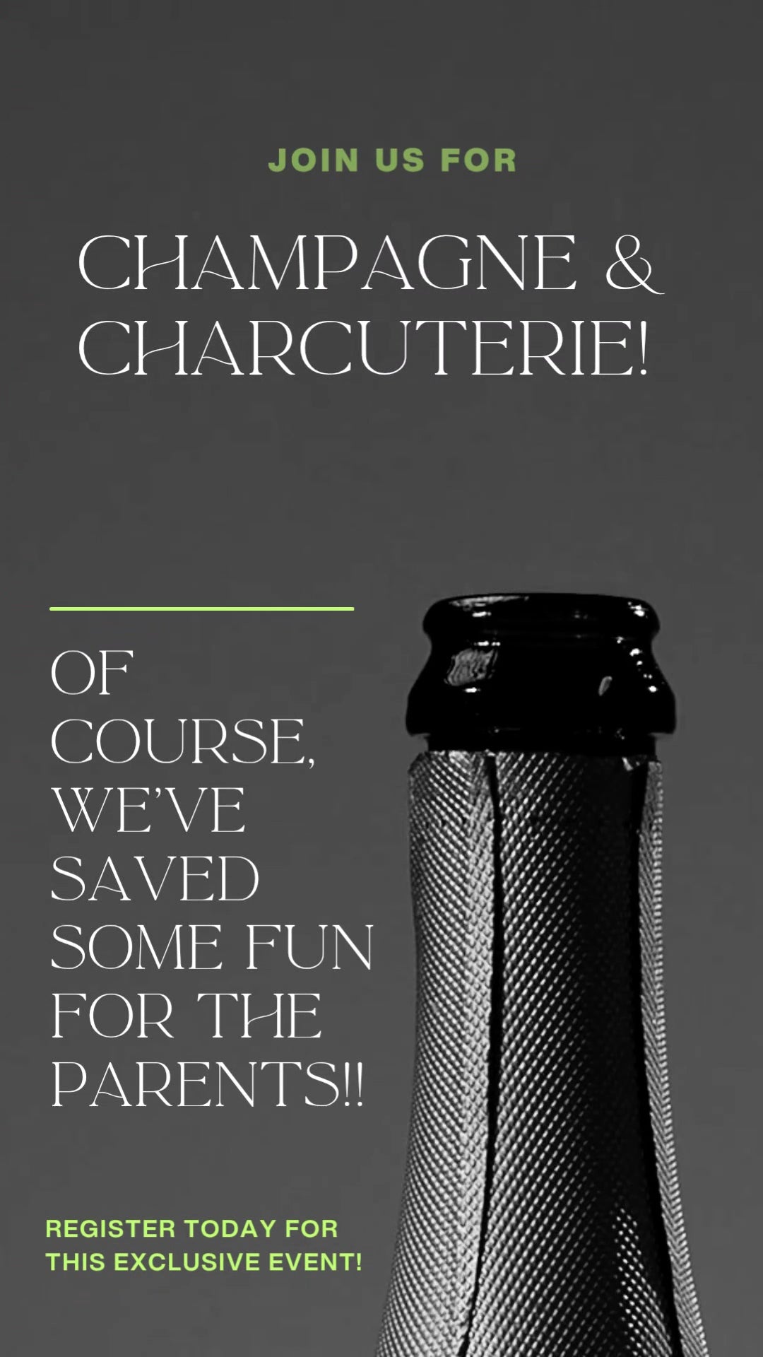 Champagne & Charcuterie Night (MIS Parents Edition)